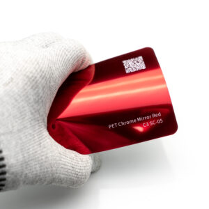 PET Chrome Mirror Red